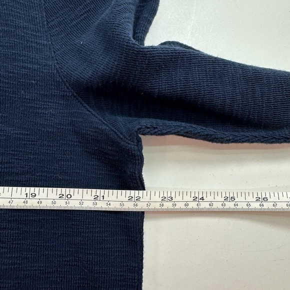 Michael Kors Blue Waffle Knit Pullover Size Large - Picture 5 of 6